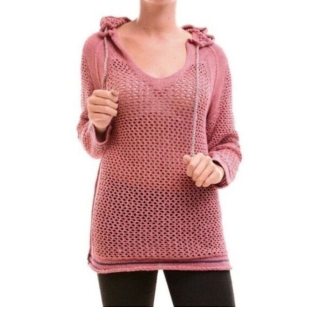 Free People Shadow Stripe Hoodie, XS